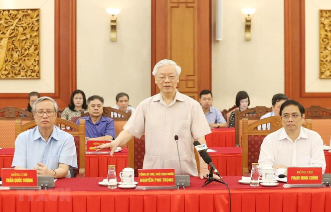 Llama máximo dirigente vietnamita a asesoramiento de expolíticos ảnh 1 Llama máximo dirigente vietnamita a asesoramiento de expolíticos ảnh 1