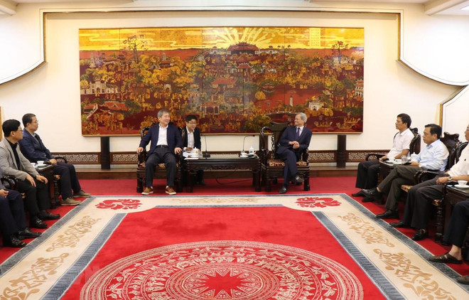 Amplían oportunidades de cooperación empresarial entre localidades vietnamita y sudcoreana ảnh 1 Amplían oportunidades de cooperación empresarial entre localidades vietnamita y sudcoreana ảnh 1