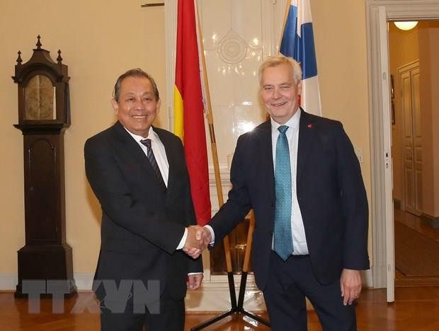 Vietnam y Finlandia se proponen intensificar lazos en sectores potenciales ảnh 1 Vietnam y Finlandia se proponen intensificar lazos en sectores potenciales ảnh 1