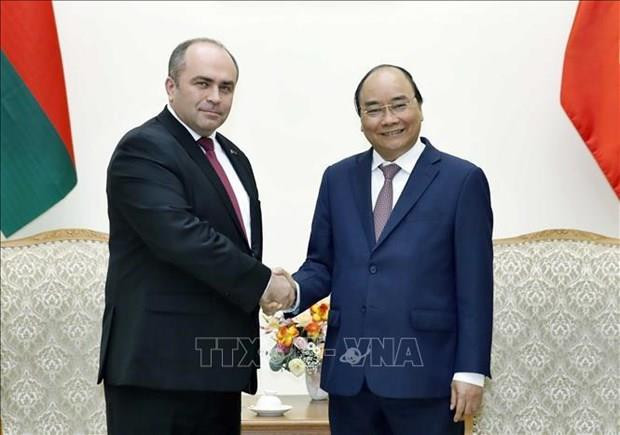 Vietnam atesora relaciones con Belarús, afirma su primer ministro ảnh 1 Vietnam atesora relaciones con Belarús, afirma su primer ministro ảnh 1