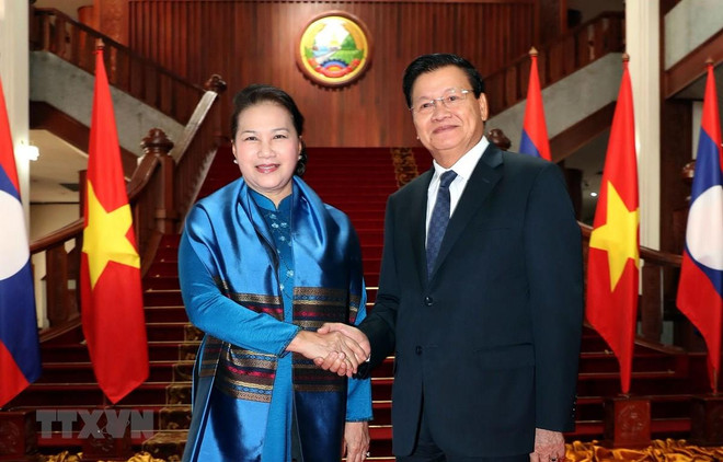 Asamblea Nacional de Vietnam reafirma disposición de contribuir a lazos binacionales con Laos ảnh 1 Asamblea Nacional de Vietnam reafirma disposición de contribuir a lazos binacionales con Laos ảnh 1