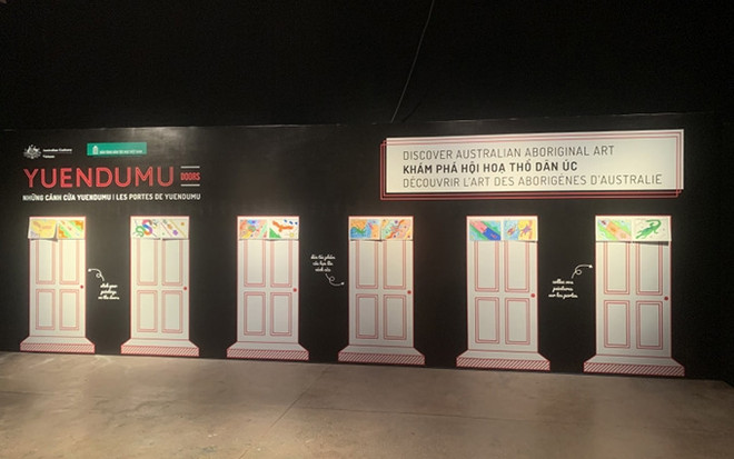 Presentan en Hanoi pinturas aborígenes de Australia ảnh 1 Presentan en Hanoi pinturas aborígenes de Australia ảnh 1