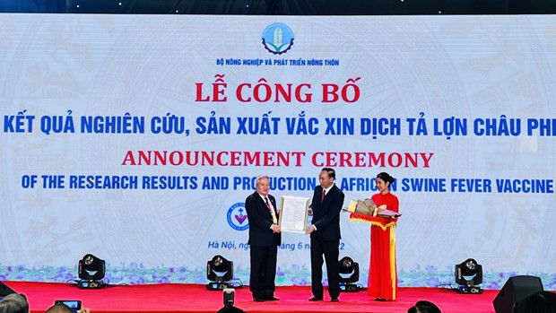 Reconocen liderazgo mundial de Vietnam en lucha contra peste porcina africana ảnh 2 Reconocen liderazgo mundial de Vietnam en lucha contra peste porcina africana ảnh 2