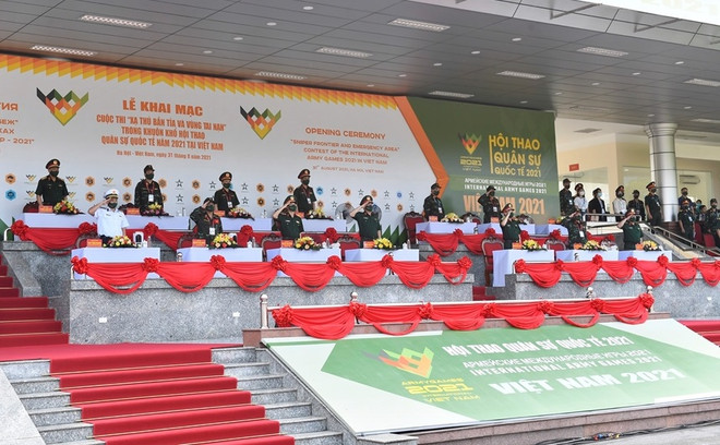 Army Games 2021: Inauguran concursos "Frontera de francotirador" y "Zona de emergencia" en Vietnam ảnh 2 Army Games 2021: Inauguran concursos "Frontera de francotirador" y "Zona de emergencia" en Vietnam ảnh 2