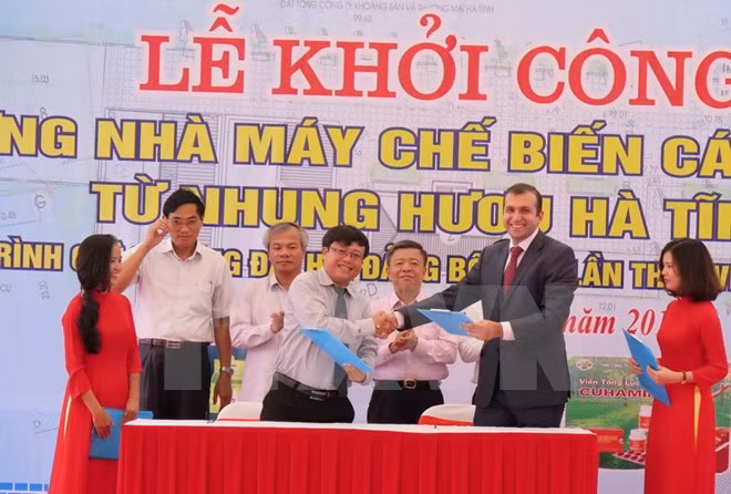 Construyen planta de procesamiento de cuerno de ciervo en Ha Tinh ảnh 1