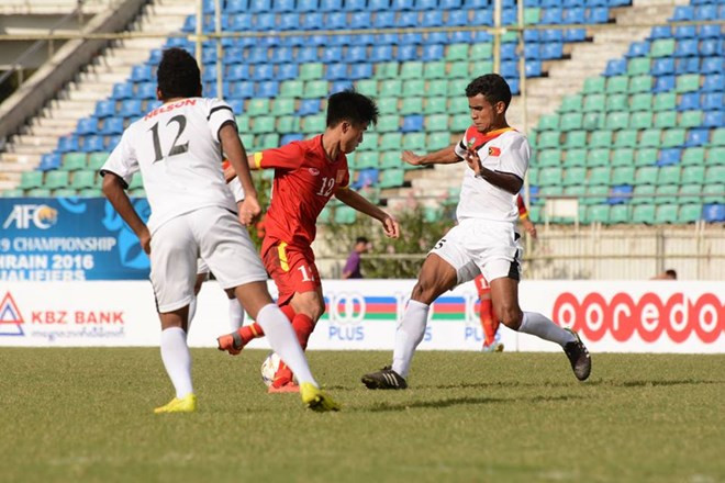 Vietnam en puerta a ronda final de Torneo asiático de futbol sub 19 ảnh 1 Vietnam en puerta a ronda final de Torneo asiático de futbol sub 19 ảnh 1