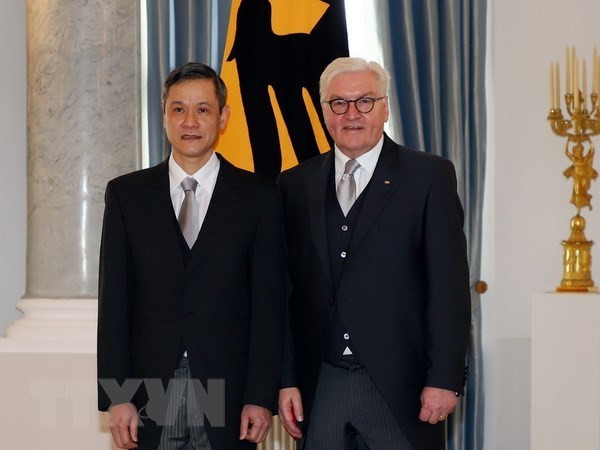 Embajador vietnamita presenta cartas credenciales al presidente de Alemania ảnh 1 Embajador vietnamita presenta cartas credenciales al presidente de Alemania ảnh 1