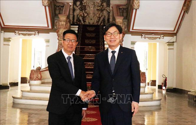 Ciudad Ho Chi Minh reafirma apoyo a sucursal del banco sudcoreano Nonghuyp ảnh 1 Ciudad Ho Chi Minh reafirma apoyo a sucursal del banco sudcoreano Nonghuyp ảnh 1