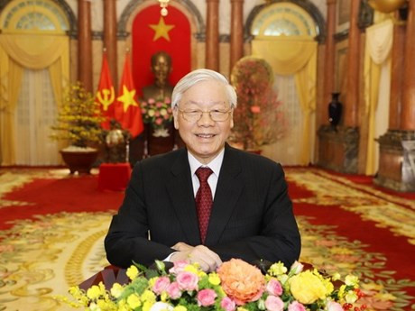 Mensajes de felicitación del Presidente vietnamita en Año del Cerdo ảnh 1 Mensajes de felicitación del Presidente vietnamita en Año del Cerdo ảnh 1