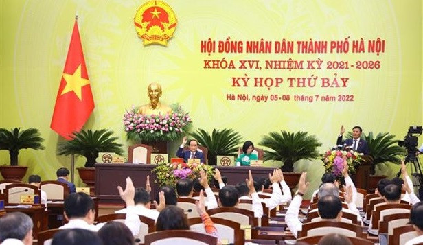 Aprueban resoluciones importantes para promover desarrollo socioeconómico de Hanoi ảnh 1 Aprueban resoluciones importantes para promover desarrollo socioeconómico de Hanoi ảnh 1