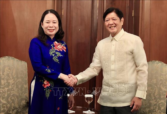 Vicepresidenta vietnamita se reúne con nuevo presidente filipino ảnh 1 Vicepresidenta vietnamita se reúne con nuevo presidente filipino ảnh 1