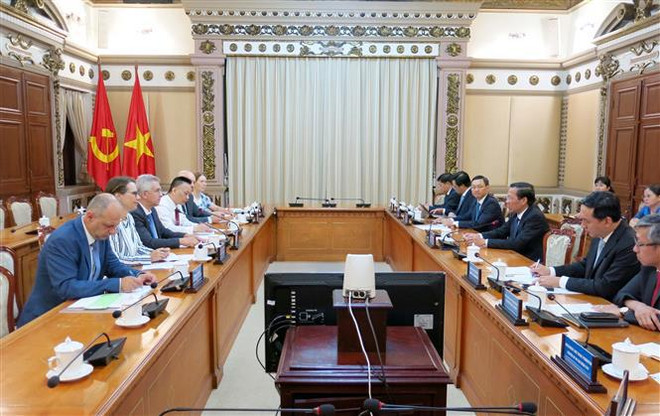 Ciudad Ho Chi Minh incentiva cooperación con ciudad alemana de Frankfurt ảnh 1 Ciudad Ho Chi Minh incentiva cooperación con ciudad alemana de Frankfurt ảnh 1
