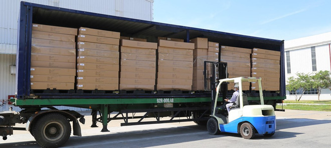 Empresa vietnamita exporta fundas de asientos de automóviles a Corea del Sur ảnh 2