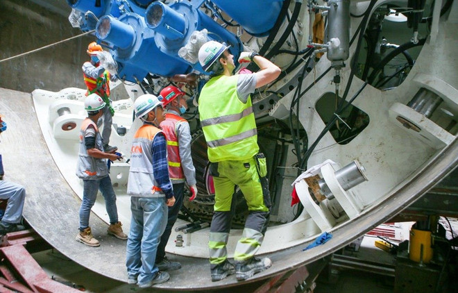 Continuarán las labores de perforación del proyecto de ferrocarril urbano en Hanoi ảnh 1 Continuarán las labores de perforación del proyecto de ferrocarril urbano en Hanoi ảnh 1