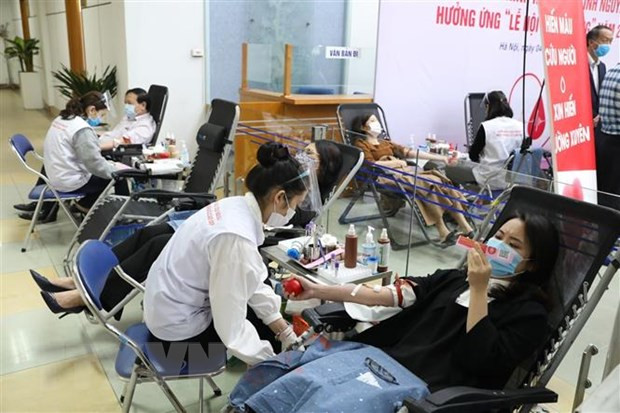 Festival de donación de sangre de Vietnam sobrecumple el plan con más de ocho mil unidades ảnh 1 Festival de donación de sangre de Vietnam sobrecumple el plan con más de ocho mil unidades ảnh 1