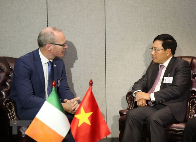 Vietnam promueve nexos con varios países al margen de 73 plenaria de Asamblea General de ONU ảnh 1 Vietnam promueve nexos con varios países al margen de 73 plenaria de Asamblea General de ONU ảnh 1