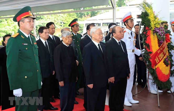 Efectúan acto fúnebre en memoria del presidente vietnamita Tran Dai Quang ảnh 1 Efectúan acto fúnebre en memoria del presidente vietnamita Tran Dai Quang ảnh 1