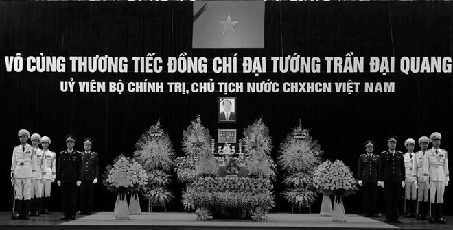 Inician acto fúnebre en homenaje a presidente vietnamita Tran Dai Quang ảnh 1 Inician acto fúnebre en homenaje a presidente vietnamita Tran Dai Quang ảnh 1