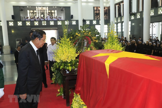 Delegaciones de numerosos países asisten a honras fúnebres del presidente de Vietnam en Hanoi ảnh 1 Delegaciones de numerosos países asisten a honras fúnebres del presidente de Vietnam en Hanoi ảnh 1