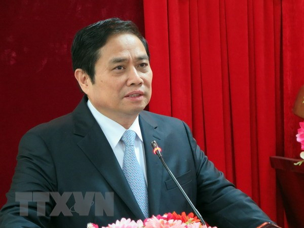 Dirigente vietnamita recibe a delegación del Partido Comunista de China ảnh 1 Dirigente vietnamita recibe a delegación del Partido Comunista de China ảnh 1