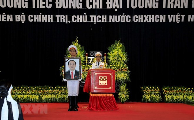 Amigos internacionales manifiestan solidaridad con Vietnam por fallecimiento de presidente Dai Quang ảnh 1 Amigos internacionales manifiestan solidaridad con Vietnam por fallecimiento de presidente Dai Quang ảnh 1