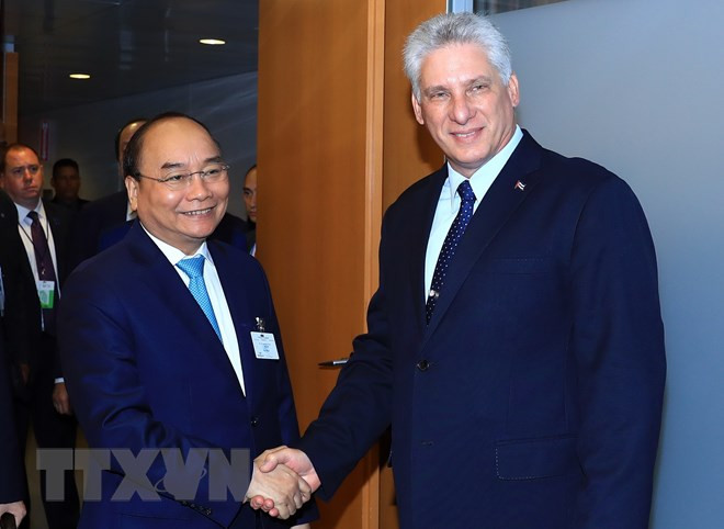 Premier de Vietnam cumple apretada agenda de trabajo en Nueva York ảnh 1 Premier de Vietnam cumple apretada agenda de trabajo en Nueva York ảnh 1
