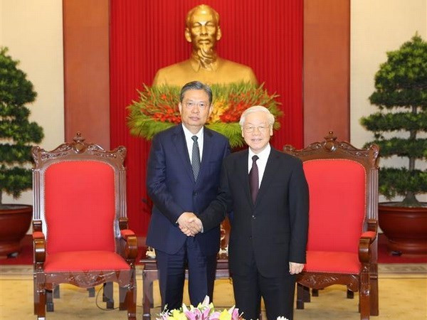Máximo dirigente partidista de Vietnam destaca relaciones con China ảnh 1 Máximo dirigente partidista de Vietnam destaca relaciones con China ảnh 1
