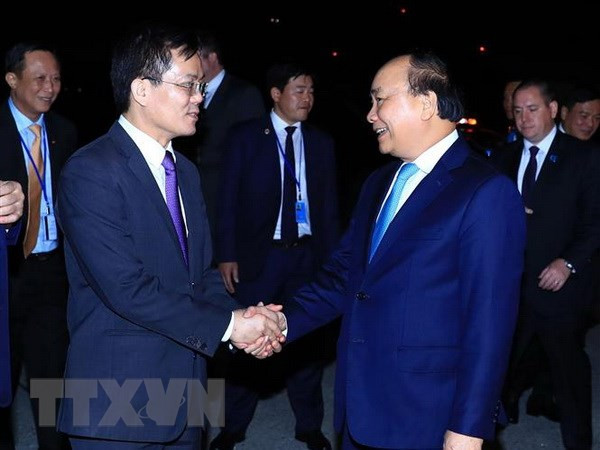 Premier de Vietnam llega a Hanoi tras concluir su participación en debate de ONU ảnh 1 Premier de Vietnam llega a Hanoi tras concluir su participación en debate de ONU ảnh 1