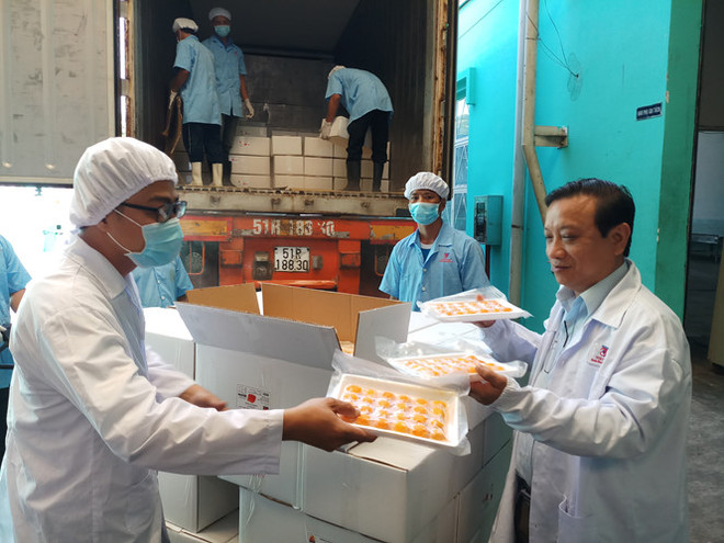 Vietnam exporta huevos de pato salados a Australia ảnh 1