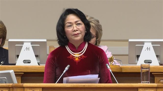 Vicepresidenta de Vietnam dialoga con titular del Consejo de la Federación de Rusia ảnh 1 Vicepresidenta de Vietnam dialoga con titular del Consejo de la Federación de Rusia ảnh 1