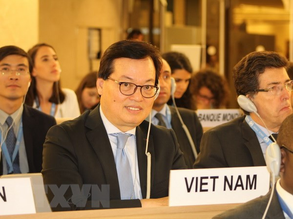Vietnam participa activamente en sesión del Consejo de Derechos Humanos ảnh 1 Vietnam participa activamente en sesión del Consejo de Derechos Humanos ảnh 1