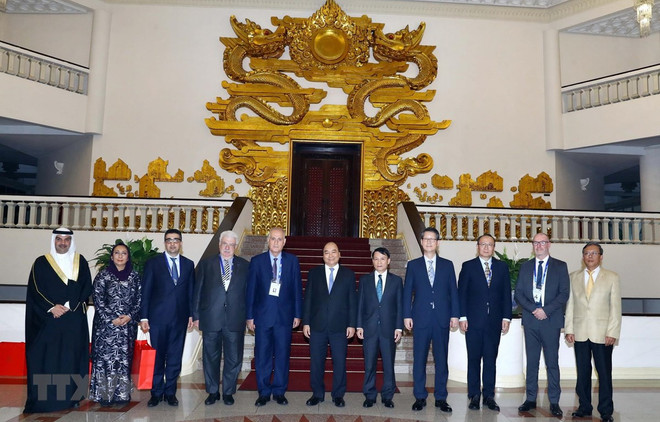 Recibe premier de Vietnam a delegados a la reunión de OANA en Hanoi ảnh 1 Recibe premier de Vietnam a delegados a la reunión de OANA en Hanoi ảnh 1