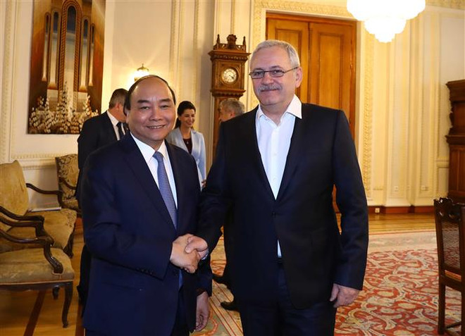 Concluyó premier vietnamita visita oficial a Rumania ảnh 1 Concluyó premier vietnamita visita oficial a Rumania ảnh 1