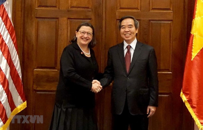 Realiza visita de trabajo a EE.UU. delegación del Partido Comunista de Vietnam ảnh 1 Realiza visita de trabajo a EE.UU. delegación del Partido Comunista de Vietnam ảnh 1