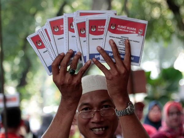 Comienzan Indonesia las elecciones más grandes de su historia ảnh 1 Comienzan Indonesia las elecciones más grandes de su historia ảnh 1