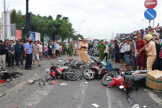 Reportan en Vietnam 41 muertos por accidentes de tránsito durante asueto nacional ảnh 1 Reportan en Vietnam 41 muertos por accidentes de tránsito durante asueto nacional ảnh 1