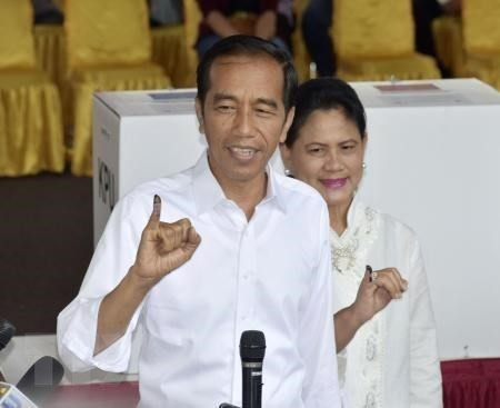 Presidente indonesio pide la unidad nacional después de las elecciones ảnh 1 Presidente indonesio pide la unidad nacional después de las elecciones ảnh 1