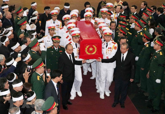 Rinden homenaje en Vietnam a Dong Sy Nguyen, héroe de la legendaria ruta Ho Chi Minh ảnh 1