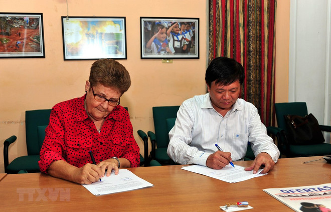 Fortalece Agencia Vietnamita de Noticias cooperación con socios de Cuba ảnh 1 Fortalece Agencia Vietnamita de Noticias cooperación con socios de Cuba ảnh 1