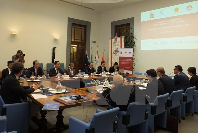 Provincia vietnamita promueve comercio con región italiana ảnh 1 Provincia vietnamita promueve comercio con región italiana ảnh 1