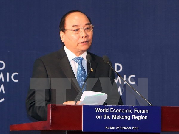 Premier vietnamita urge promover conectividad económica en región del Mekong ảnh 1 Premier vietnamita urge promover conectividad económica en región del Mekong ảnh 1