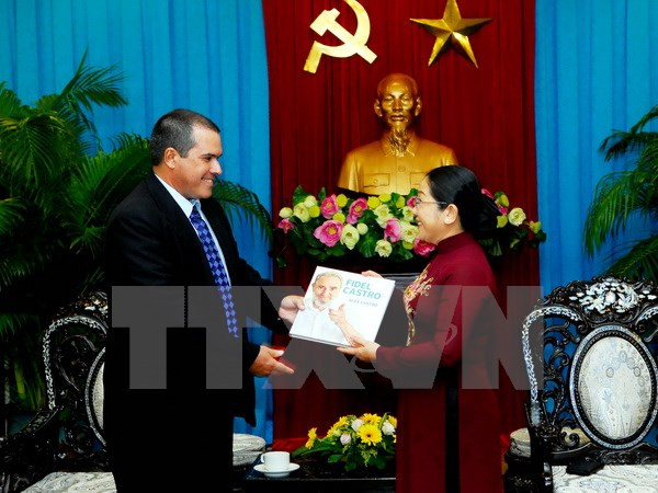 Líderes de Ciudad Ho Chi Minh recibe a delegación de Prensa Latina ảnh 1 Líderes de Ciudad Ho Chi Minh recibe a delegación de Prensa Latina ảnh 1