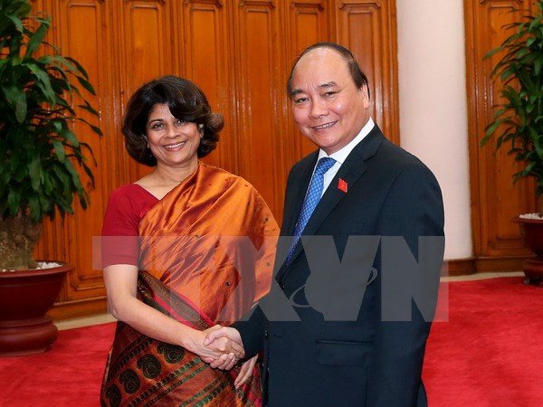 Primer ministro de Vietnam recibe a saliente coordinadora residente de ONU ảnh 1 Primer ministro de Vietnam recibe a saliente coordinadora residente de ONU ảnh 1