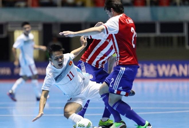 Vietnam pierde ante Paraguay en Copa Mundial de fútbol sala ảnh 1 Vietnam pierde ante Paraguay en Copa Mundial de fútbol sala ảnh 1