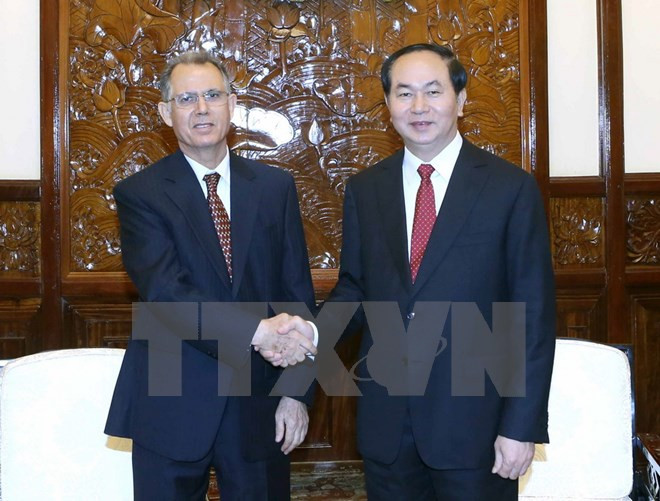 Presidente de Vietnam recibe al embajador de Marruecos ảnh 1 Presidente de Vietnam recibe al embajador de Marruecos ảnh 1