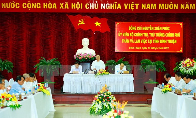 Premier vietnamita pide a Binh Thuan impulsar economía marítima ảnh 1 Premier vietnamita pide a Binh Thuan impulsar economía marítima ảnh 1