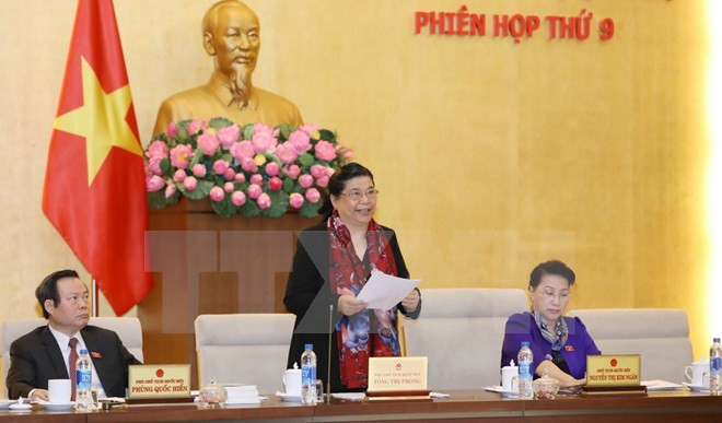 Comité Permanente del Parlamento vietnamita inicia novena reunión ảnh 1 Comité Permanente del Parlamento vietnamita inicia novena reunión ảnh 1
