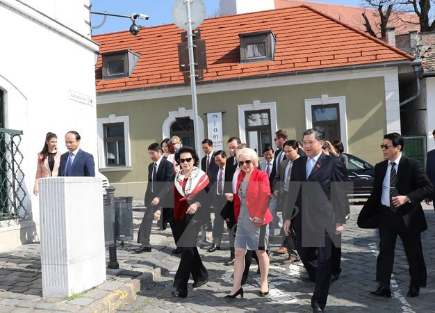 Presidenta del Parlamento vietnamita visita ciudad húngara de Szentendra ảnh 1 Presidenta del Parlamento vietnamita visita ciudad húngara de Szentendra ảnh 1