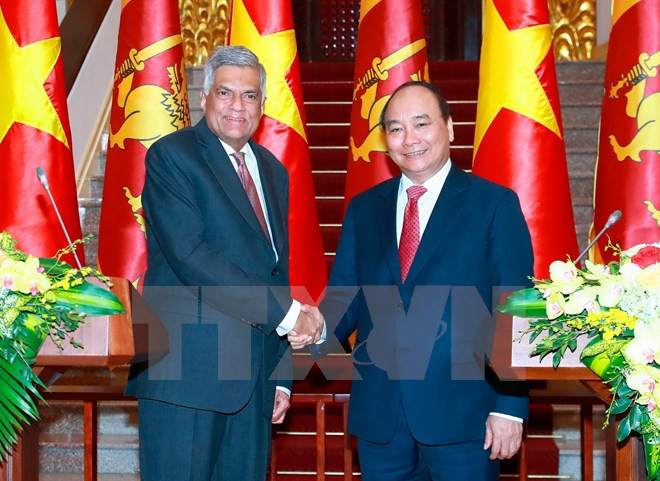 Vietnam y Sri Lanka ratifican determinación de elevar el nivel de sus nexos ảnh 1 Vietnam y Sri Lanka ratifican determinación de elevar el nivel de sus nexos ảnh 1
