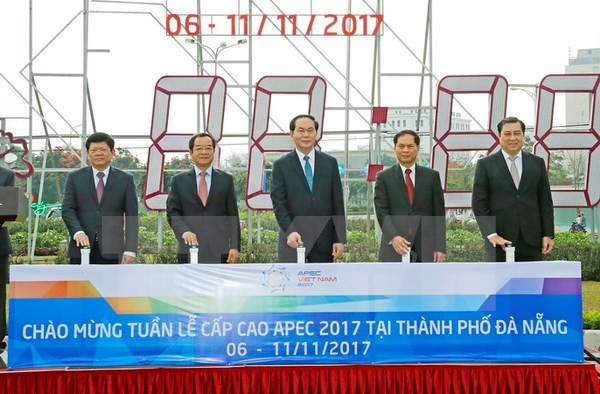 Presidente vietnamita inspecciona preparativos de Cumbre de APEC ảnh 1